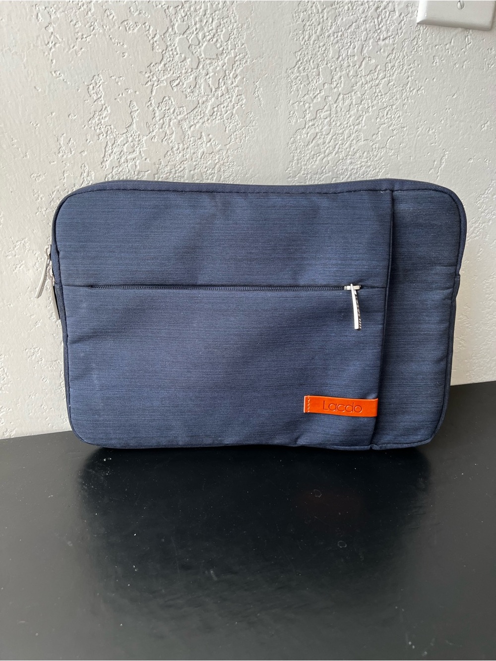 Lacdo 13 Inch 360° Protective Laptop Sleeve Case – Navy Blue